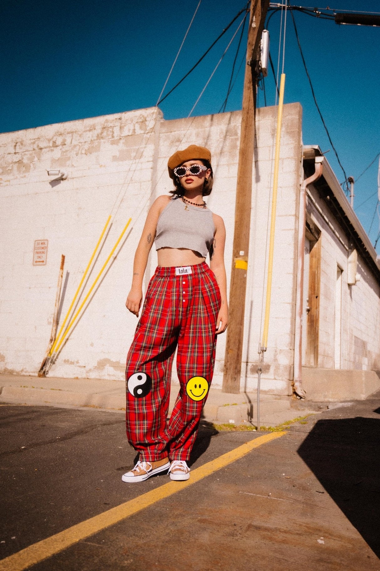 Happy Chance Boxer Pants in Down Bad Plaid *SHIPS 10/8*